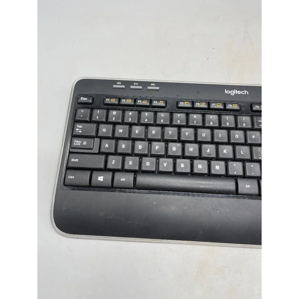 READlogitech wireless keyboard work USB plugged computer NO RECEIVER ONLY PARTS